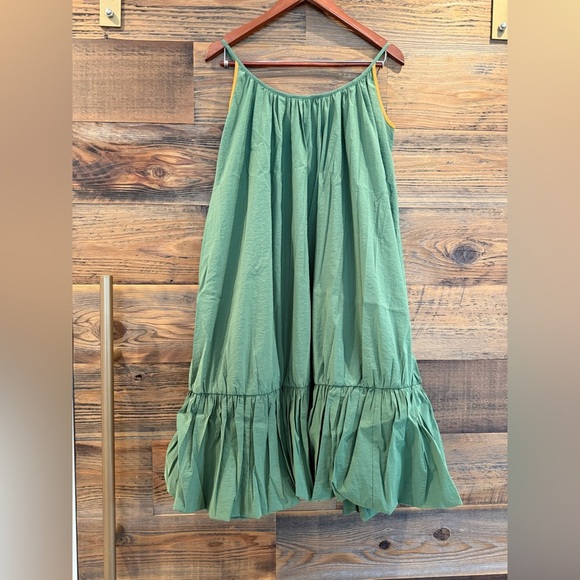 Onitsuka Tiger by Asics Green Ruffled Tiered Sundress - Picture 8 of 8